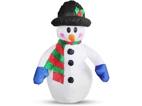 Family Christmas Napihljiv snežak z LED osvetljitvijo 120 cm IP44