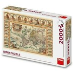 Puzzle Zgodovinski zemljevid sveta 2000 kosov