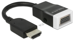 Delock 65587 adapter HDMI-VGA vtičnica z VGA zvokom