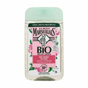 Le Petit Marseillais Bio Organic Certified Wild Rose Refreshing Shower Gel osvežilen gel za prhanje 250 ml unisex