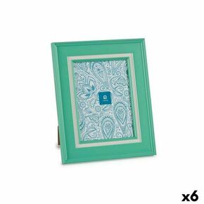 NEW Okvir za fotografije Kristal Zelena Plastika (23 x 28 x 2 cm) (6 kosov)