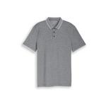 TOM TAILOR DENIM Majica siva / bela 31202543