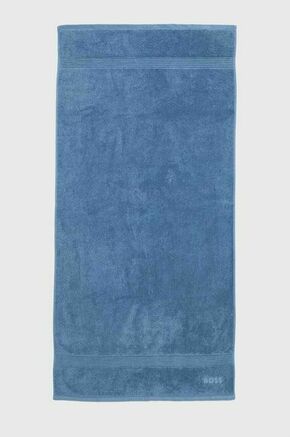 Bombažna brisača BOSS Loft Sky 70 x 140 cm - modra. Brisača iz kolekcije BOSS. Model izdelan iz bombažne tkanine.