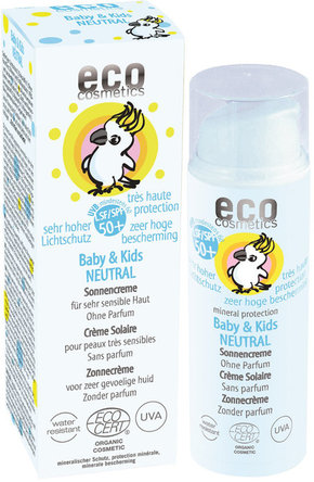 "eco cosmetics Krema za sončenje za dojenčke ZF 50+ nevtralno - 50 ml"