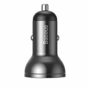 BASEUS Digital Display 2x USB avtomobilski adapter 4.8A