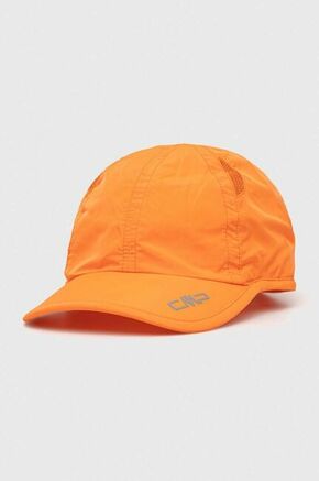 Kapa s šiltom CMP oranžna barva - oranžna. Kapa s šiltom iz kolekcije CMP. Model izdelan iz lahke tkanine z zračnimi mrežastimi deli.
