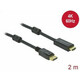 Delock Aktív DisplayPort 1.2, HDMI kabel 4K 60 Hz 2 m