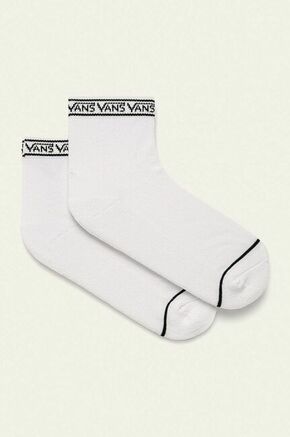 Vans nogavice - bela. Kratke nogavice iz kolekcije Vans. Model izdelan iz enobarvnega materiala.