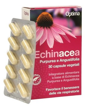 Optima Naturals Echinacea-kapsule - 30 kapsul