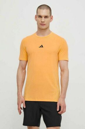 Kratka majica za vadbo adidas Performance D4T rumena barva
