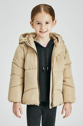 Otroška jakna Mayoral rjava barva - rjava. Otroška Jakna iz kolekcije Mayoral. Podloženi model izdelan iz enobarvnega materiala.