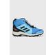 Adidas Čevlji treking čevlji modra 38 EU Terrex Mid Gtx K