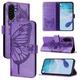 Preklopna torbica (WLGO-Butterfly) za Samsung Galaxy A27 5G, vijolična
