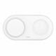 Belkin BOOST CHARGE PRO Qi2 2v1 magnetna polnilna ploščica za iPhone/AirPods, bela