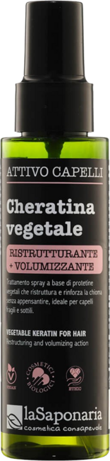 "La Saponaria Attivo Capelli rastlinski keratin - 100 ml"