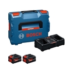 BOSCH PROFESSIONAL začetni komplet 2x EXBA18V-80 + EXAL18V2, 1600A0373X