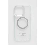 Etui za telefon Guess iPhone 14 Pro Max 6,7" srebrna barva - srebrna. Etui za IPhone iz kolekcije Guess. Model izdelan iz plastike. Model je enostaven za čiščenje in vzdrževanje.