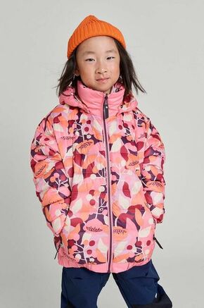 Otroška dvostranska jakna Reima Finnoo roza barva - roza. Otroška jakna iz kolekcije Reima. Podložen model