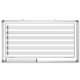 WEBHIDDENBRAND magnetna tabla Spree, 120x240, z notnimi črtami (73080)
