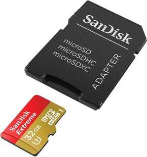 SanDisk spominska kartica Extreme MicroSDHC