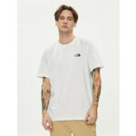 The North Face Majica Simple Dome NF0A87NG Bela Regular Fit