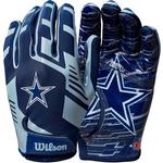 Dallas Cowboys Wilson NFL Stretch Fit rokavice