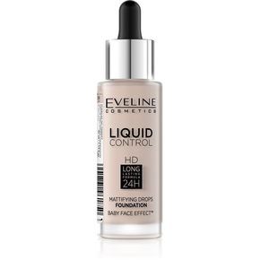 Eveline Cosmetics Liquid Control tekoči puder s pipeto odtenek 005 Ivory 32 ml