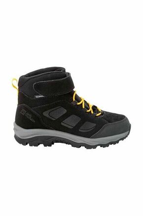 Trekking čevlji Jack Wolfskin Vojo Lt Texapore Mid K 4054021 Black / Burly Yellow Xt