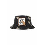 Bombažni klobuk Goorin Bros črna barva - črna. Klobuk iz kolekcije Goorin Bros. Model z ozkim robom, izdelan iz vzorčastega materiala.