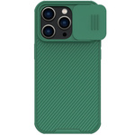 Nillkin camshield pro case iphone 14 pro max oklepni ovitek za kamero zelen