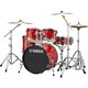Set bobnov Rydeen Drum Kit With Kick Drum &amp; Cymbals Yamaha + stol GRATIS - Set RDP2F5 v rdeči barvi