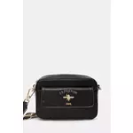 Torbica U.S. Polo Assn. Heat črna barva, BEU7H8620WVP - črna. Majhna torbica iz kolekcije U. S. Polo Assn. Model na zapenjanje, izdelan iz umetnega usnja, ki ga je enostavno čistiti in negovati. Modelu je priložena tekstilna vrečka.