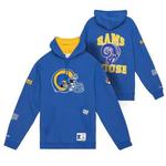 Los Angeles Rams Mitchell and Ness Team Origins pulover s kapuco, velikost M