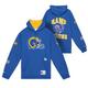 Los Angeles Rams Mitchell and Ness Team Origins pulover s kapuco, velikost M