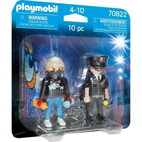 Slomart playset playmobil duo pack policaj 70822 (10 pcs)