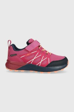 Otroški čevlji CMP roza barva - roza. Otroški čevlji iz kolekcje CMP. Model dobro stabilizira stopalo in ga dobro oblazini. Model z vrezanim podplatom zagotavlja dober oprijem tal.