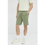 Bombažne kratke hlače Marc O'Polo zelena barva - zelena. Kratke hlače iz kolekcije Marc O'Polo. Model izdelan iz tanke, elastične pletenine. Model z mehko notranjo oblogo.
