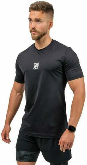 Nebbia Short-Sleeve Sports T-Shirt Resistance Black 2XL Fitnes majica