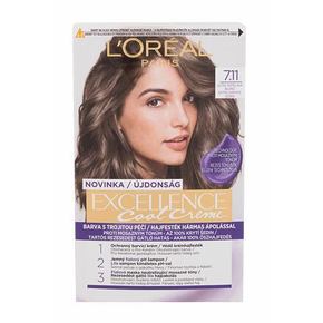 L´Oréal Paris Excellence Cool Creme barva za lase za barvane lase za vse vrste las 48 ml odtenek 7