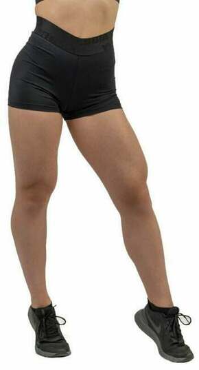 Nebbia Compression High Waist Shorts INTENSE Leg Day Black XS Fitnes hlače