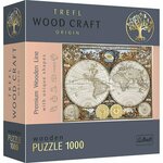 Hit Wooden Puzzle 1000 - Zemljevid starodavnega sveta
