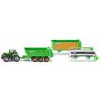 SIKU Farmer - Traktor Deutz s kompletom priklopnikov Joskin, 1:87