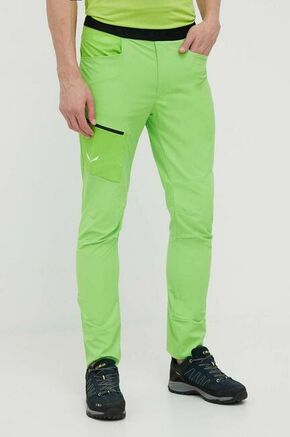 Outdooor hlače Salewa Agner Light 2 DST zelena barva - zelena. Outdooor hlače iz kolekcije Salewa. Model izdelan iz vodoodpornega materiala.