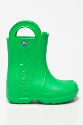 Crocs gumijasti škornji 12803.GRASS - zelena. Gumijasti škornji iz kolekcije otrocih Crocs. Model iz plastike mat