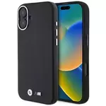 Ovitek BMW BMHMP16S23PMWK iPhone 16 6.1" black hardcase M Smooth Full Wrapped Metal MagSafe (BMHMP16S23PMWK)
