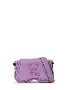 Torbica Karl Lagerfeld Jeans vijolična barva - vijolična. Majhna torbica iz kolekcije Karl Lagerfeld Jeans. Model na zapenjanje