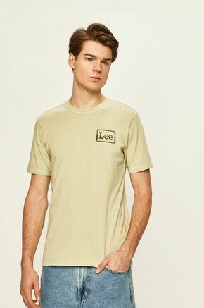 Lee t-shirt - zelena. T-shirt iz kolekcije Lee. Model izdelan iz pletenine s potiskom.