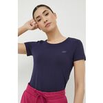 Kratka majica 4F ženski, vijolična barva - vijolična. Elastični T-shirt iz kolekcije 4F. Model izdelan iz materiala z visoko vsebnostjo viskoze. Izjemno zračen, udoben material.
