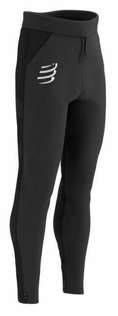 Compressport Hurricane Windproof Seamless Pants Black M Tekaške hlače/pajkice