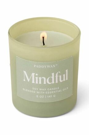 Paddywax dišeča sojina sveča Mindful 141 g - pisana. Dišeča sveča iz kolekcije Paddywax. Model izdelan iz stekla.
